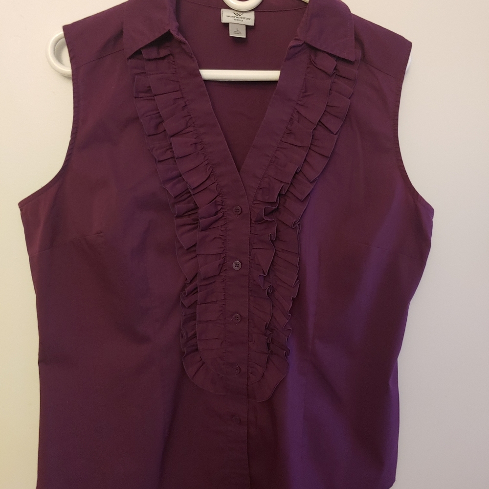 Worthington stretch sleeveless blouse